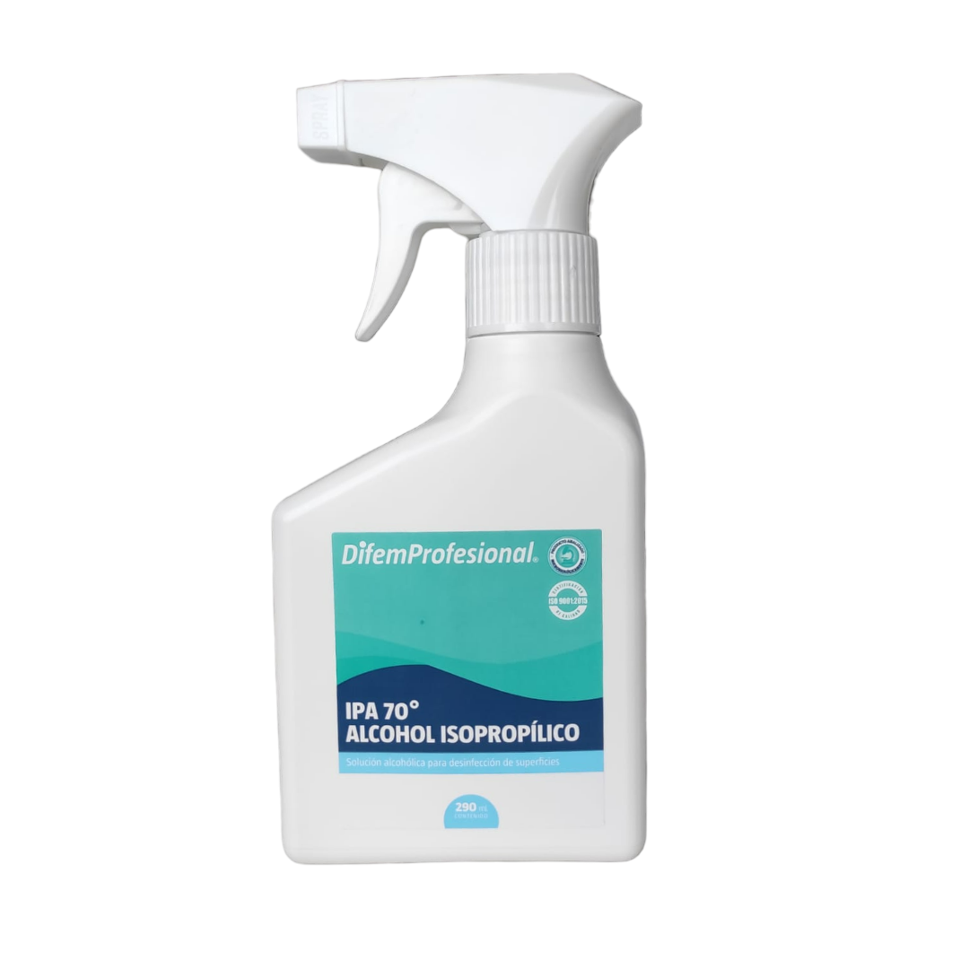 Alcohol Isopropílico 70° 290ml - Simmedical