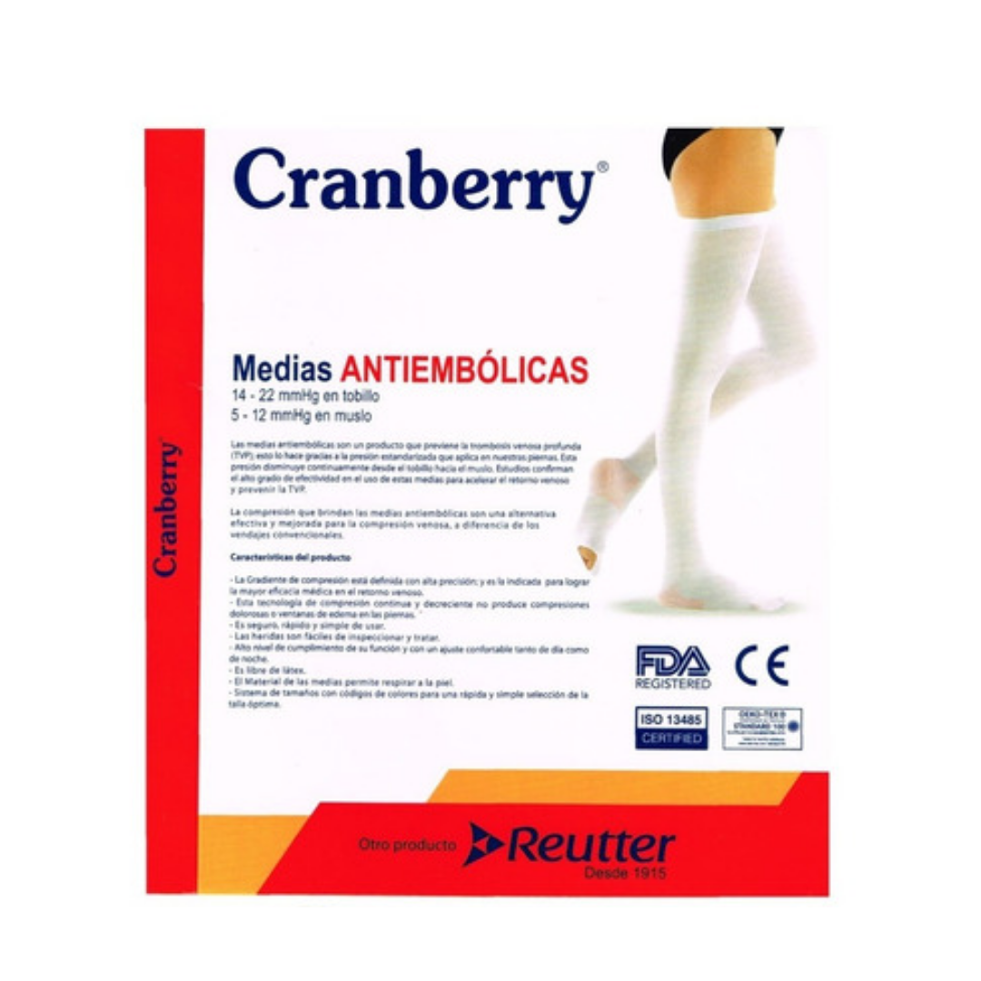 Medias Antiembólicas Cranberry S / M / L / XL