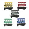 Set de 5 ejercitadores de mano Digi-Flex de CanDo® - Amarillo, Rojo, Verde, Azul, Negro