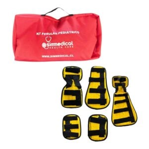 Kit de Férulas Semi Rígidas Pediátrico con Bolso Transporte
