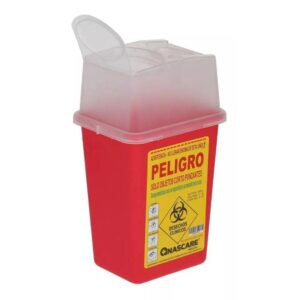 Caja Cortopunzante Rojo - 1 Litro