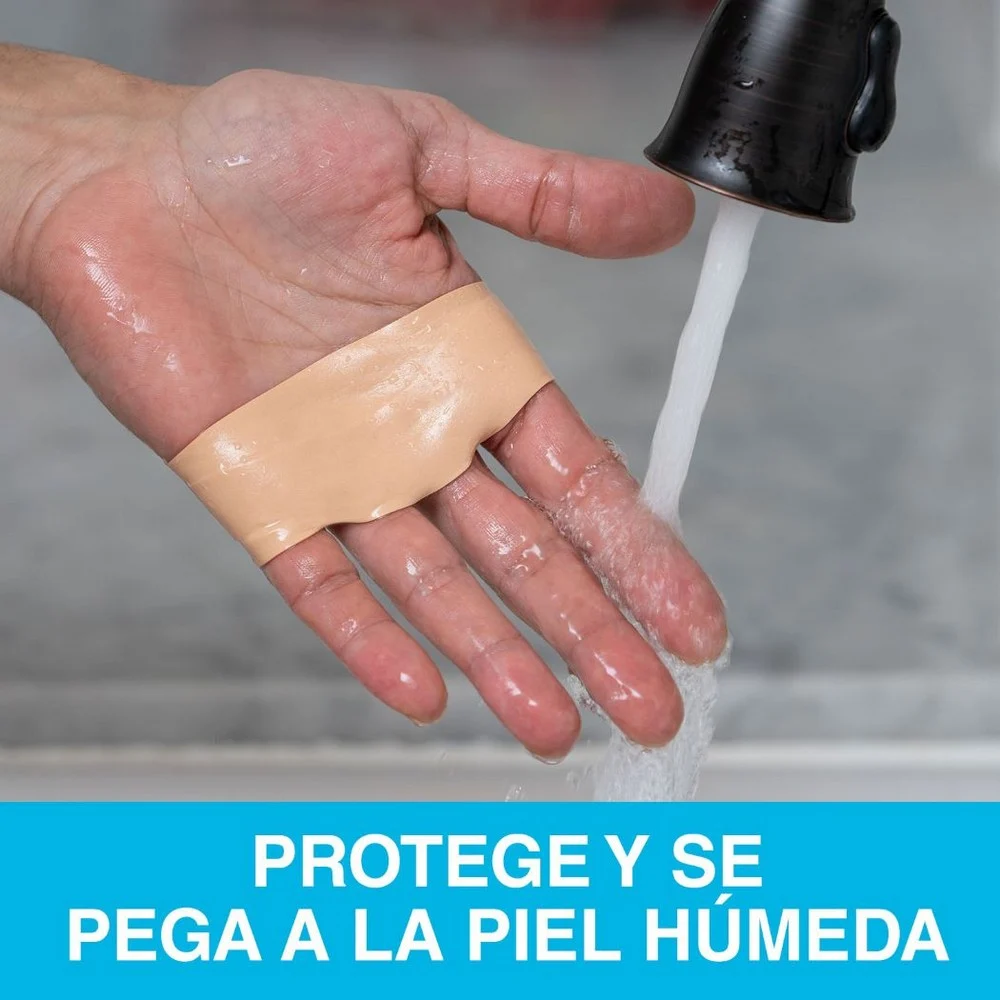 266987-3-tela-adhesiva-impermeable-cinta-flexible-5-mt Cinta Impermeable 25 mm x 4.5 m Nexcare™