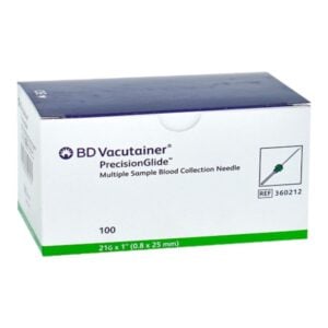 Aguja Múltiple de extracción de sangre para muestras 21G x 1" - Caja 100 unidades