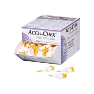 Lancetas Accu-Chek®  Safe-T Pro Uno - 200 Unidades