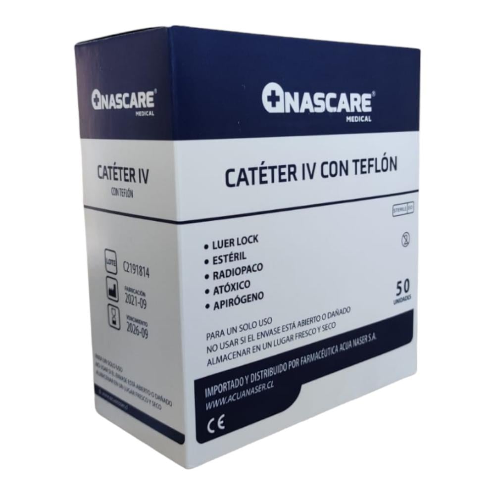 658325168310 Branula 20G X 1" Catéter Endovenoso - Caja de 50 unds