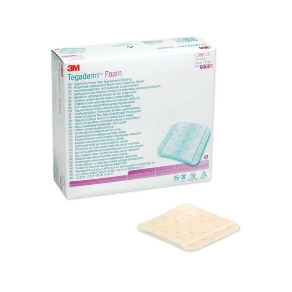Tegaderm Foam 3M de 10 X 10 cms - Caja 10 unds - 90601