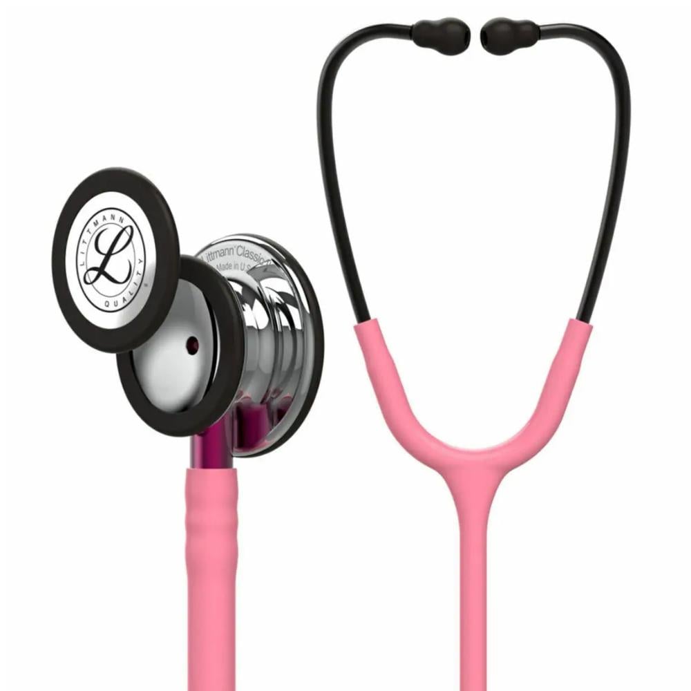 7020118622 Fonendoscopio Littmann® Classic III Ed. Limitada Rosa Perla Espejo 5962