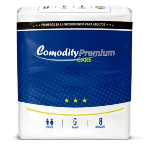 Pañal Adulto G 8 unidades - Comodity Premium