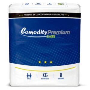 7806519000240 Pañal Adulto Comodity Premium- Talla XG – 8 Unidades