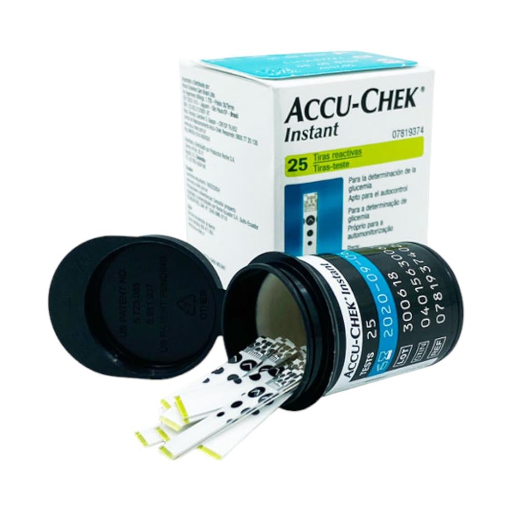 7819374023 Tiras Reactivas Accu-Chek® Instant - 25 unidades