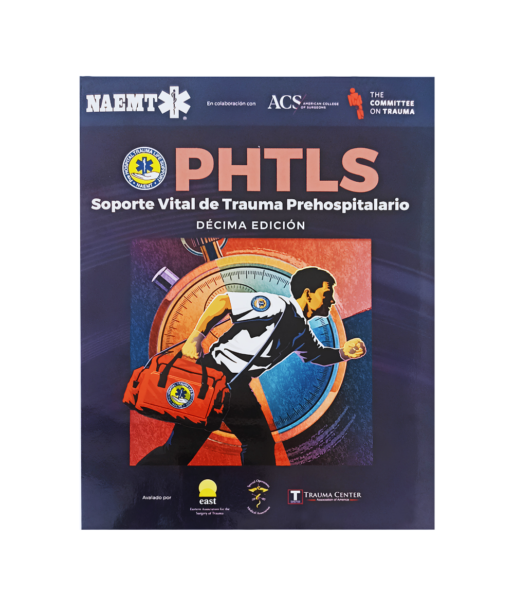 9781284291216 (1) PHTLS 10ª Edición: Texto Físico y Manual de Aprendizaje (Español)