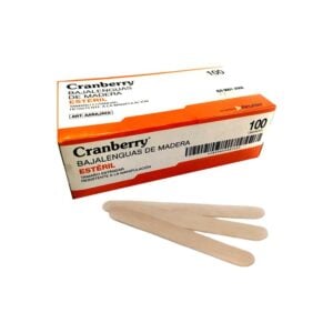 Bajalenguas de madera estéril - 100 unidades