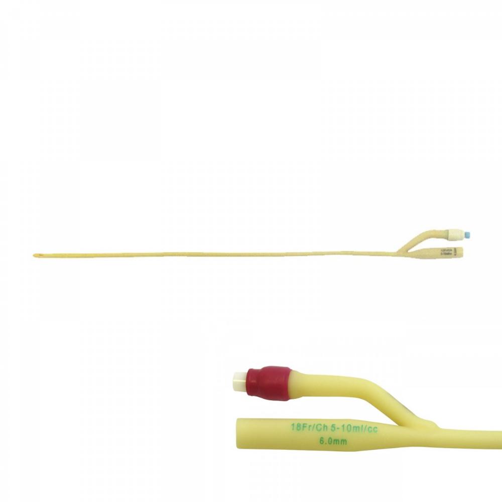 Sonda Foley 2 vias con balon 5-10 cc 18 FR - Unidad