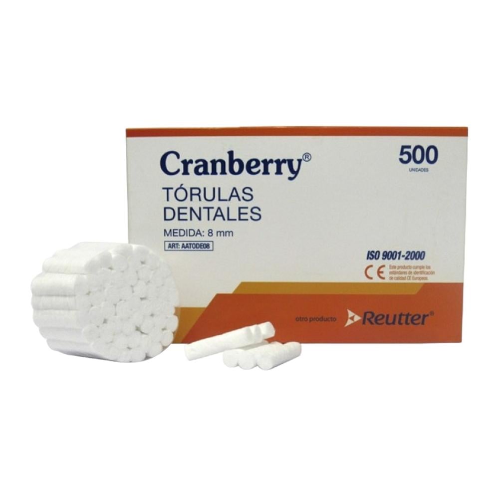 Torulas dentales 8 mm - caja de 500 unidades - Cranberry®