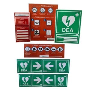 ALGORITMODEA Kit de 8 Señaléticas de Algoritmo DEA ley 21.156
