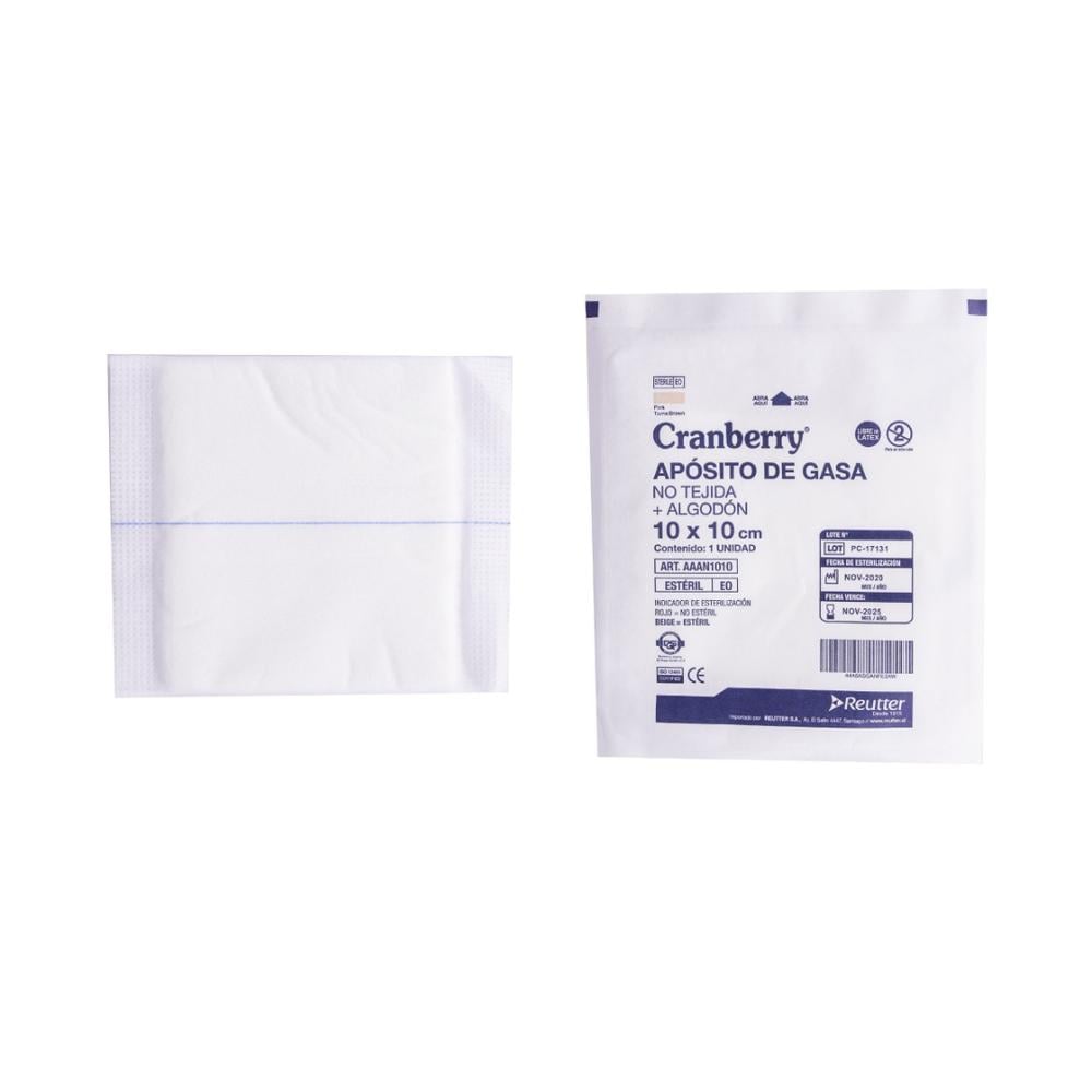 Apósito de Gasa Estéril No tejida 10 unidades - Cranberry