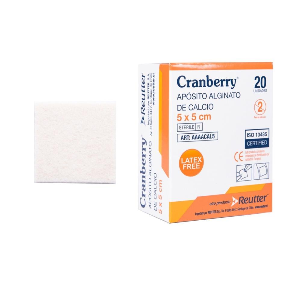 Apósito Alginato de Calcio - Cranberry