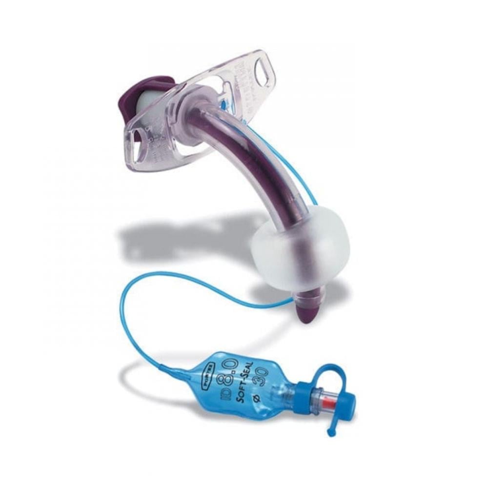 Cánula de Traqueostomía con Cuff, Cintillo y Cepillo