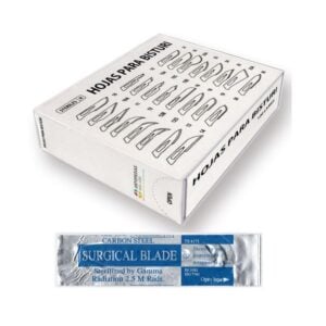 HojaBisturi Hoja de Bisturí de Acero Inoxidable - Caja de 100 unidades