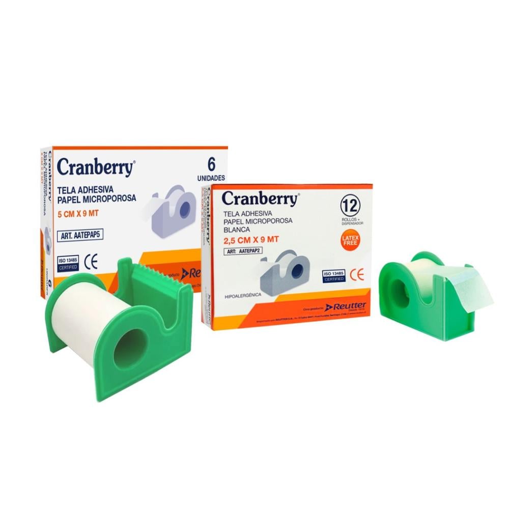 Tela Adhesiva de papel Microporosa - Cranberry