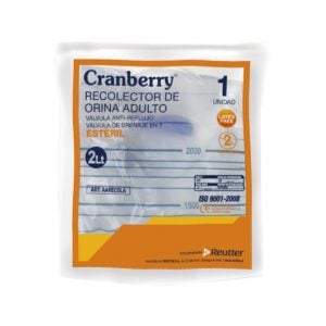 Bolsa Recolectora De Orina Adulto 2 Litros - Cranberry