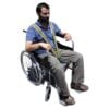 Sujetador de paciente para silla de ruedas - Blunding