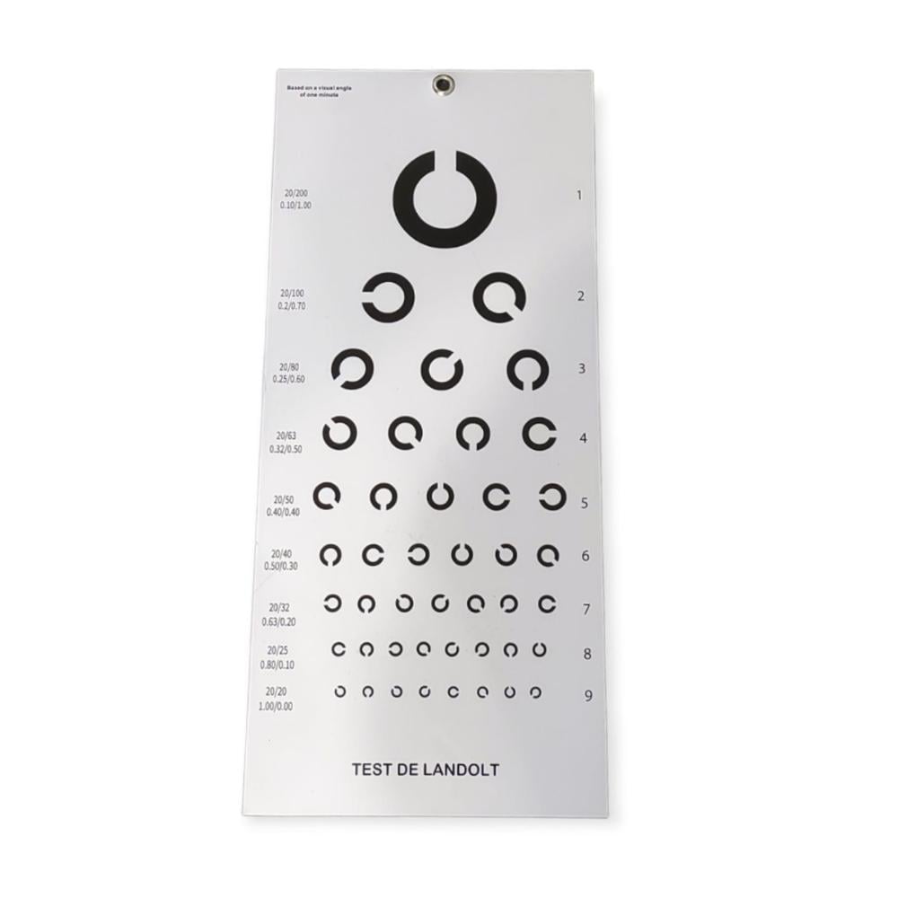 TALASIM Tabla para test de Landolt