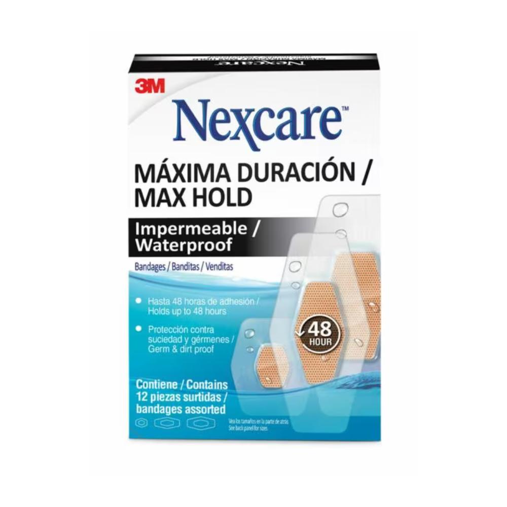 XH002481097 Parches Impermeables Nexcare™ Máxima Duración - Caja de 12 unidades