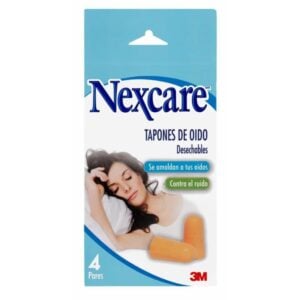 XL00240022 Tapones de Oído Nexcare™ - Desechables - Cónico - 4 Pares