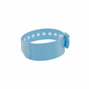 Brazalete de Identificación Pediátrico Celeste - 100 unidades