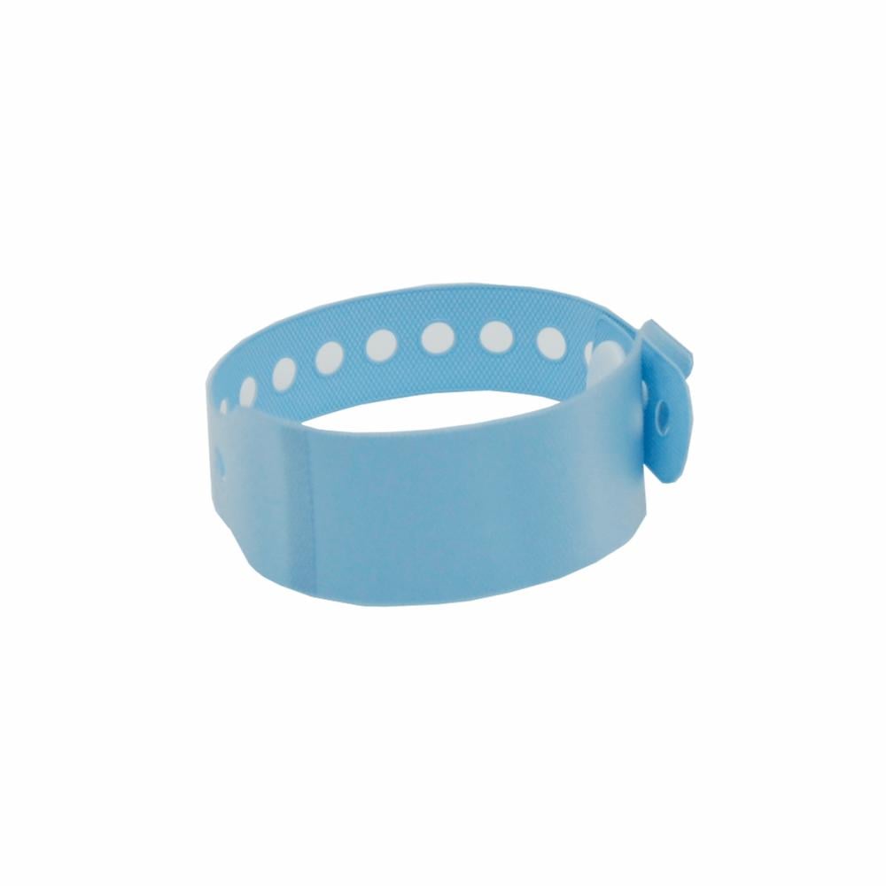 YY4531 Brazalete de Identificación Pediátrico Celeste - 100 unidades