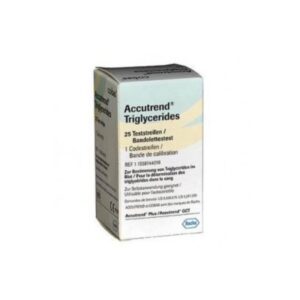 Tiras reactivas Trigliceridos Accutrend® 25 unidades