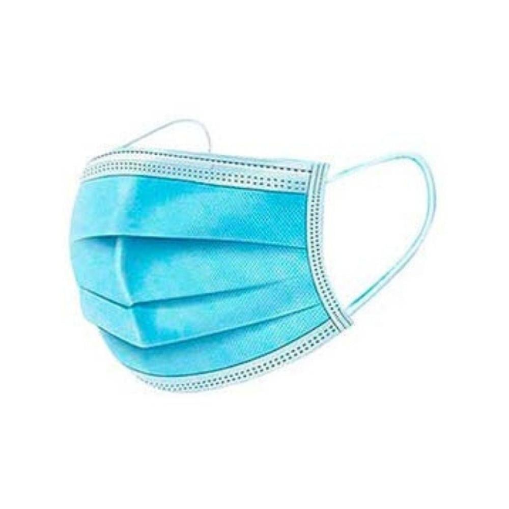 Mascarilla 3 Pliegues Infantil Celeste - Caja de 50 unds