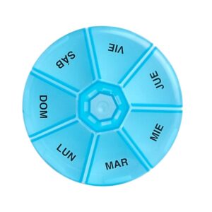 sd0033 Pastillero Redondo Semanal – 7 Compartimientos