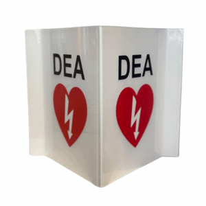 3046A3D Señalética de acrílico 3D portátil para DEA