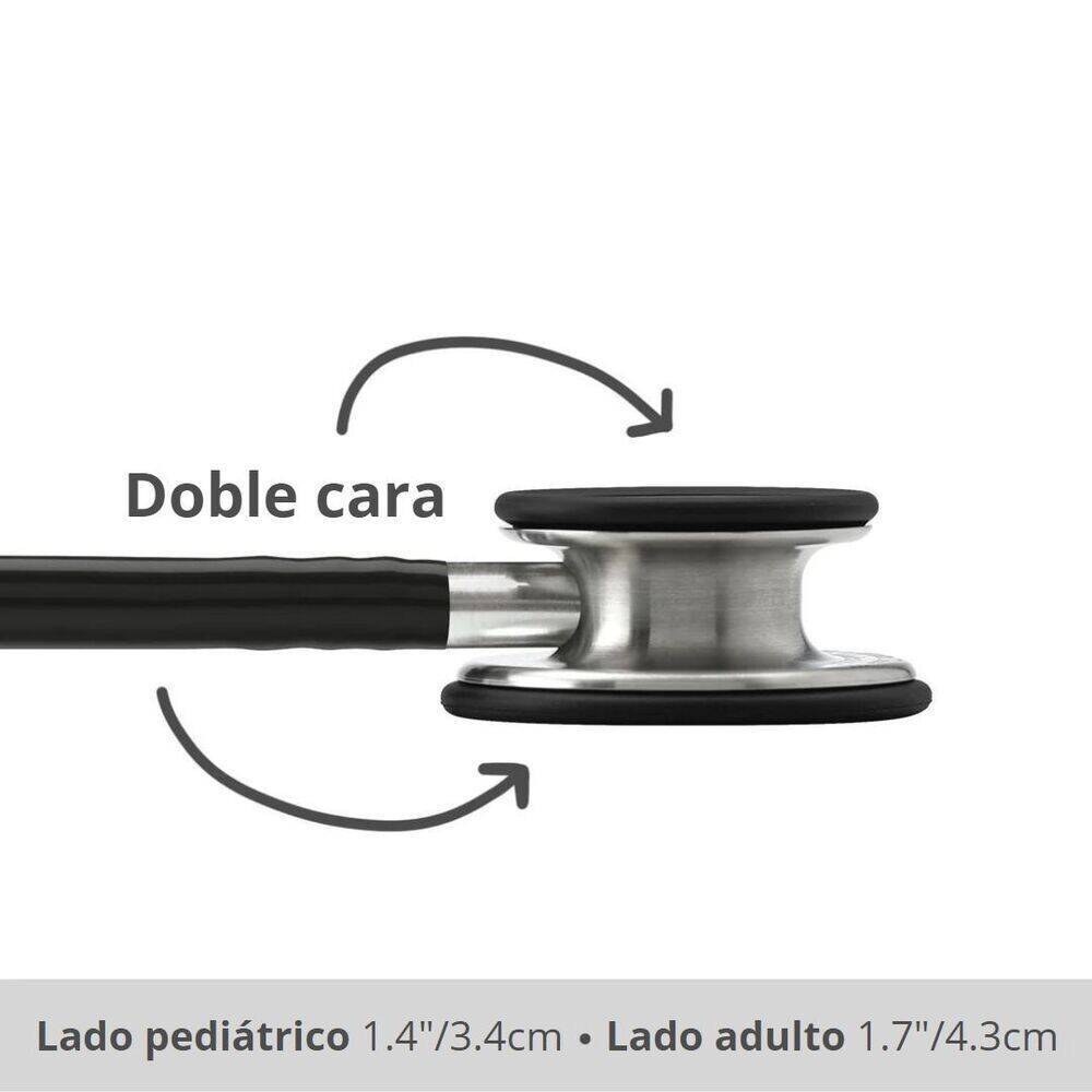 70-2007-8576-7_4 Fonendoscopio Littmann® Classic III Negro Estándar 5620 + Estuche