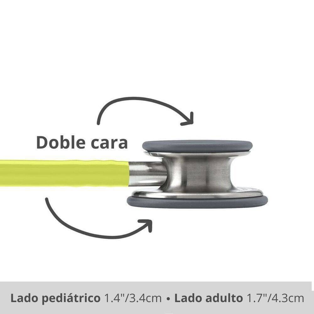 70-2007-8706-0_4 Fonendoscopio Littmann® Classic III Lima limón 5839 + Estuche