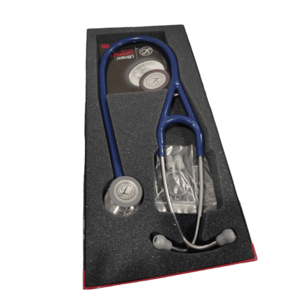 70-2007-8947-0_5 Fonendo Littmann® Cardiology IV Azul marino 6154 + Estuche