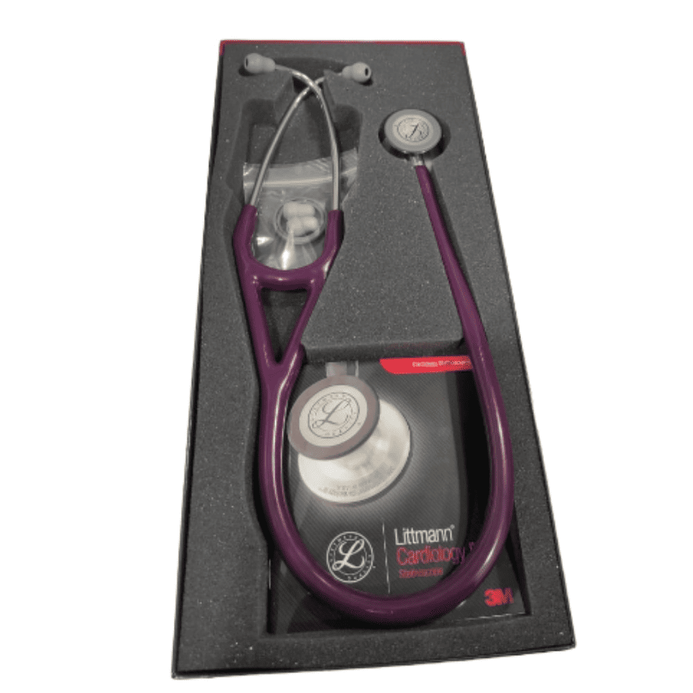 Fonendoscopio Littmann® Cardiology IV Ciruela 6156 + Estuche