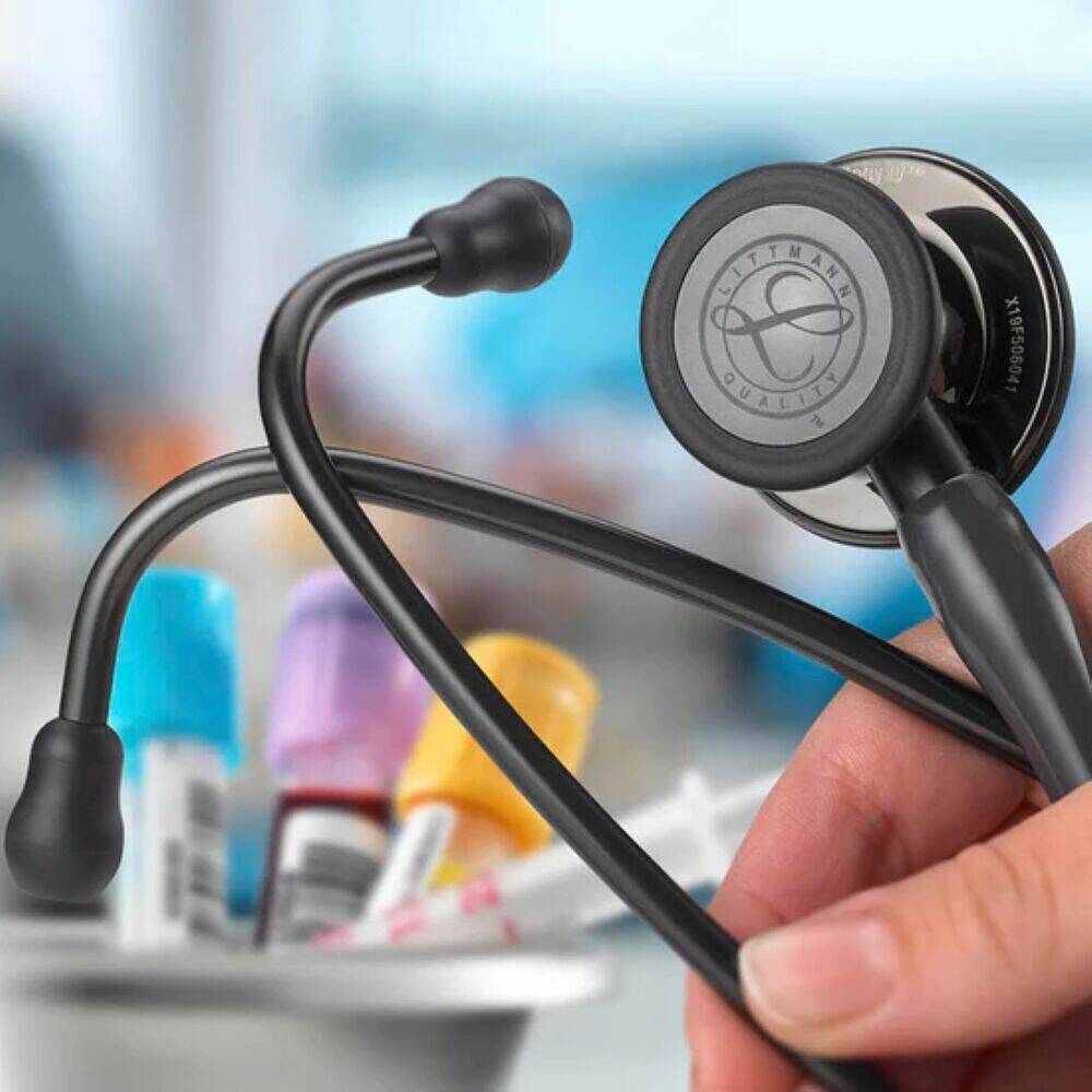 70-2007-8955-3_2 Fonendoscopio Littmann® Cardiology IV Negro 6163 + Estuche