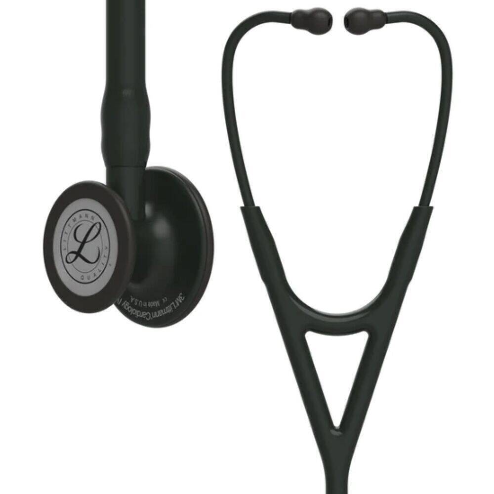 70-2007-8955-3_3 Fonendoscopio Littmann® Cardiology IV Negro 6163 + Estuche