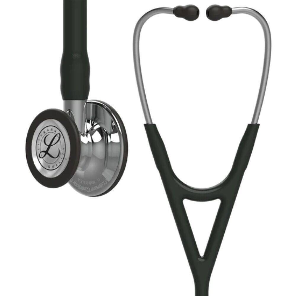 Fonendo Littmann® Cardiology IV Negro Espejo 6177 + Estuche