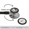 Fonendo Littmann® Cardiology IV Negro Espejo 6177 + Estuche