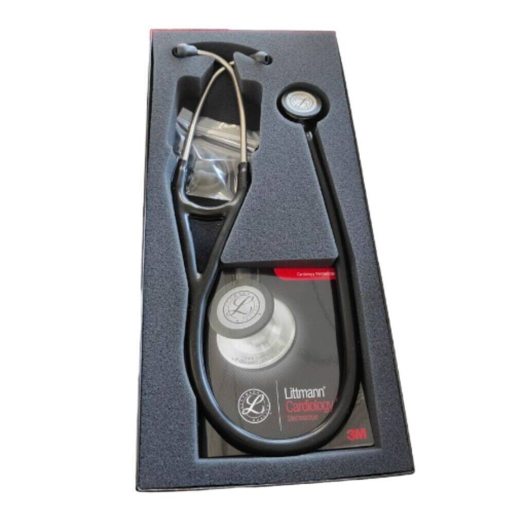 Fonendo Littmann® Cardiology IV Negro Espejo 6177 + Estuche