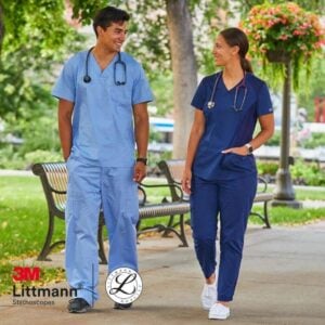 Fonendoscopio Littmann® Classic III Burdeo Smoke 5868 con detalle de diseño