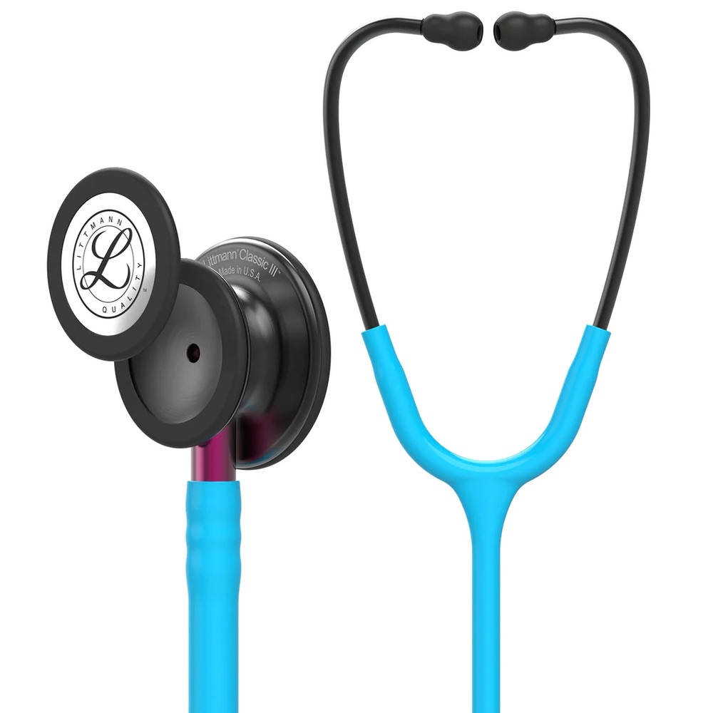 70-2011-7600-8_3 Fonendoscopio Littmann® Classic III Turquesa Smoke 5872