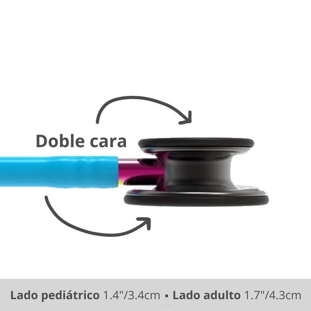 70-2011-7600-8_4 Fonendoscopio Littmann® Classic III Turquesa Smoke 5872