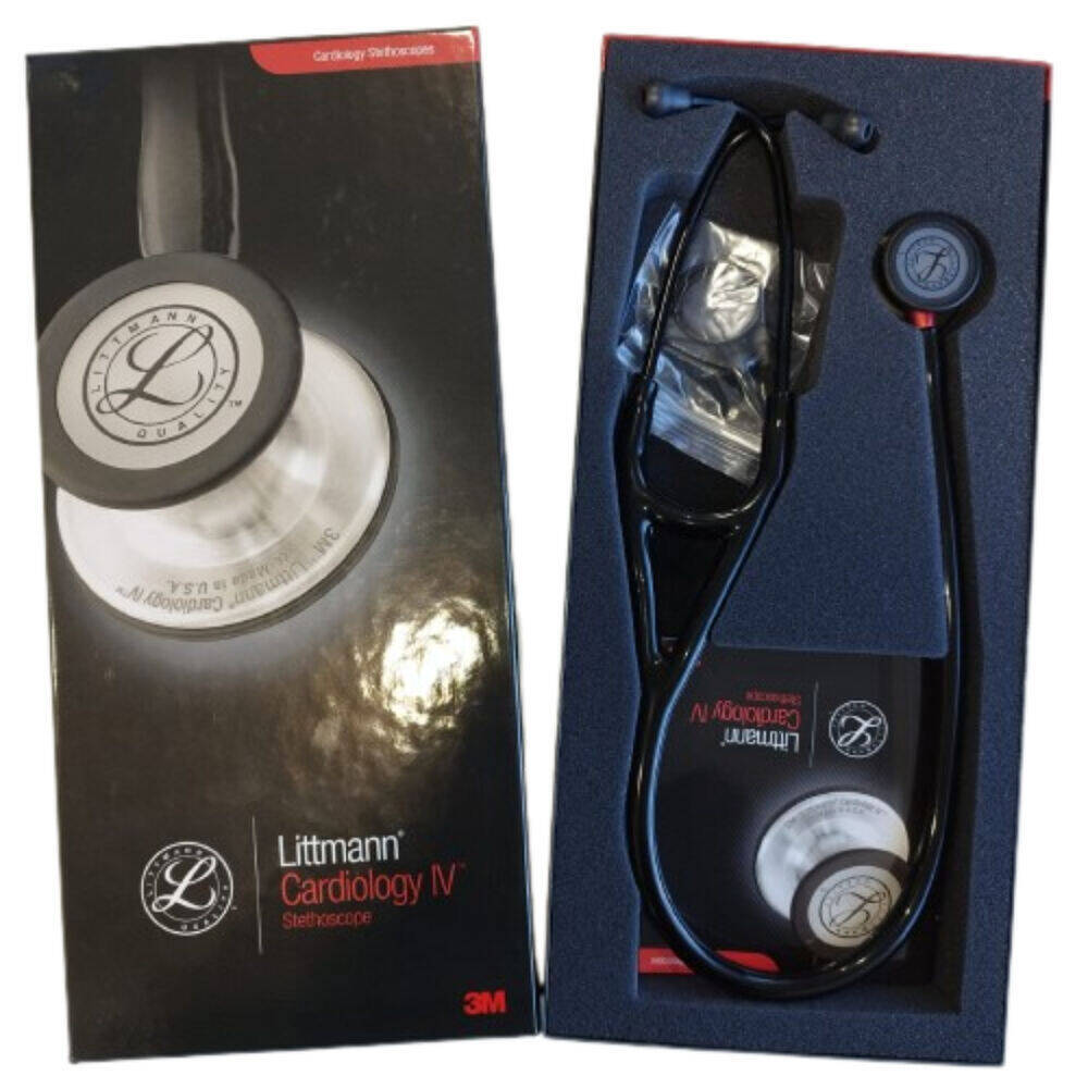 Fonendoscopio Littmann® Cardiology IV Negro 6200 + Estuche