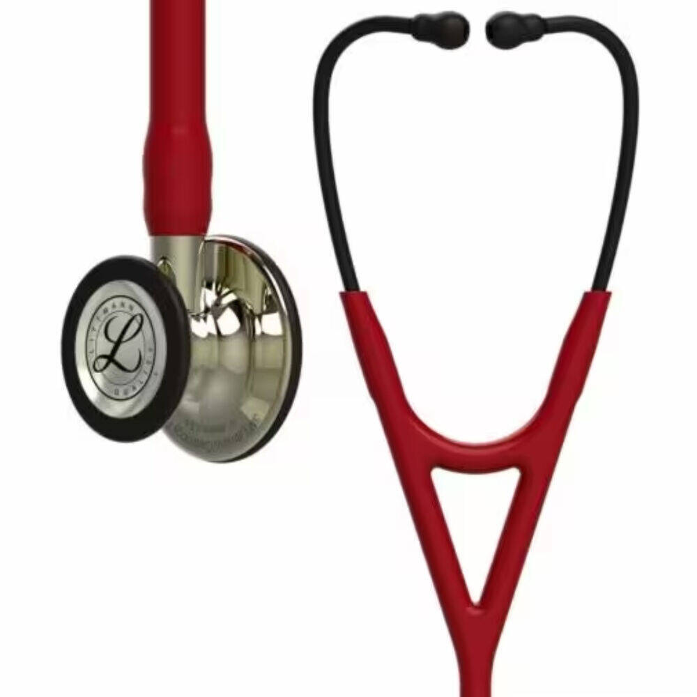 70-2011-8553-8_3 Fonendo Littmann® Cardiology IV Burdeo Champaña 6176 + Estuche
