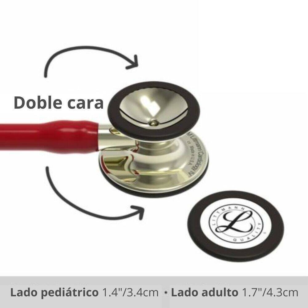 70-2011-8553-8_4 Fonendo Littmann® Cardiology IV Burdeo Champaña 6176 + Estuche